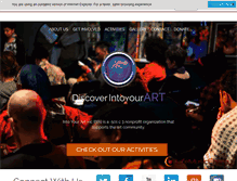 Tablet Screenshot of intoyourart.org